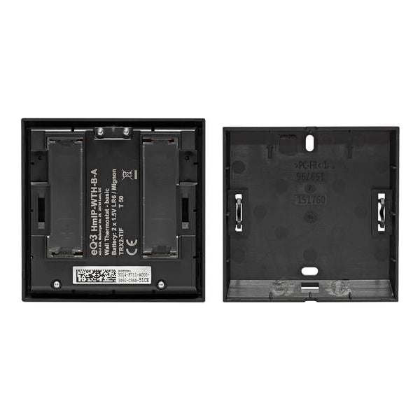 Homematic IP Smart Home Funk-Wandthermostat basic Anthrazit