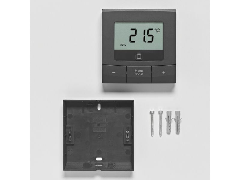 Homematic IP Smart Home Funk-Wandthermostat basic Anthrazit