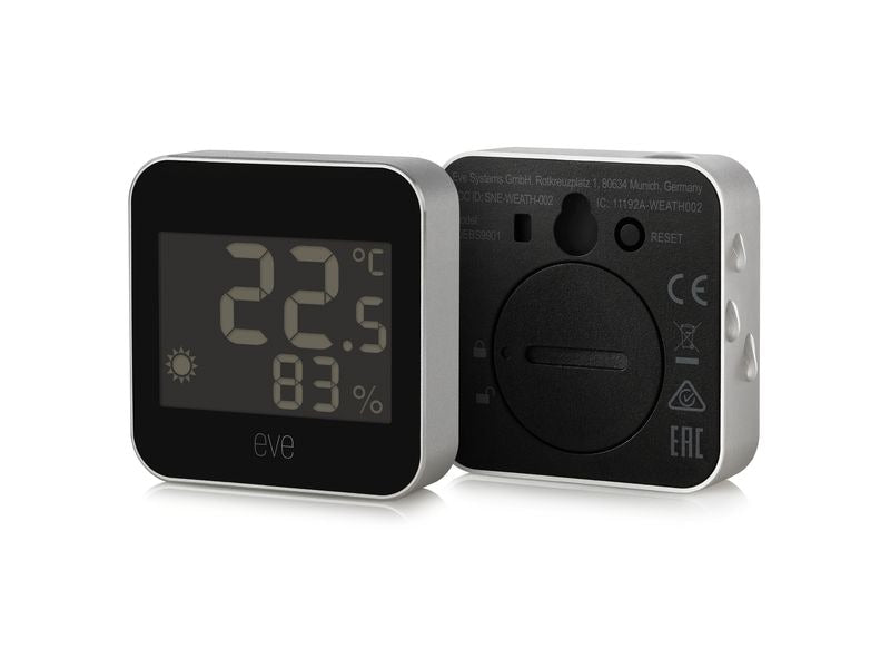 Eve Systems Wetterstation Eve Weather mit Matter-Technologie