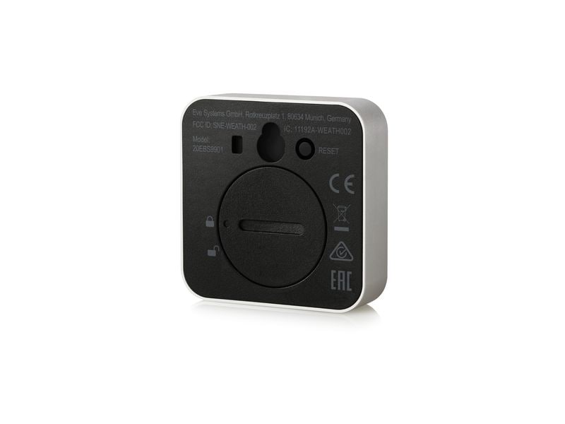 Eve Systems Wetterstation Eve Weather mit Matter-Technologie