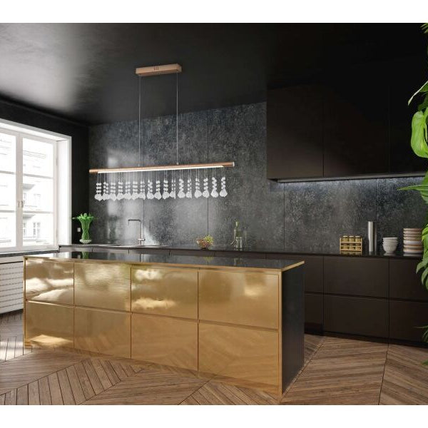 Näve Pendelleuchte LED «Nobilis» - Satin-Nickel