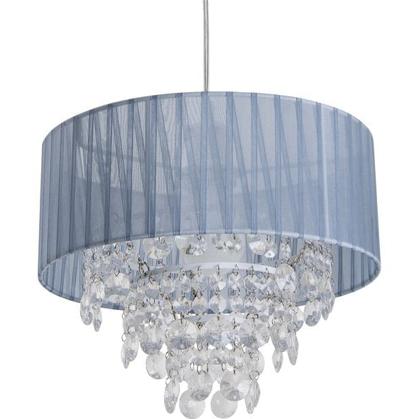 Näve Pendelleuchte «Kristallo» Grau