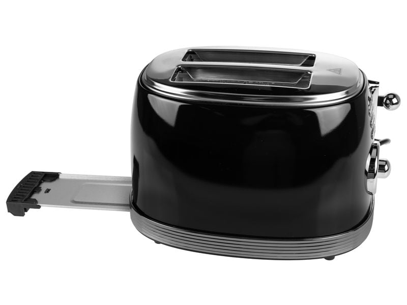 FURBER Toaster Brando Schwarz glanz