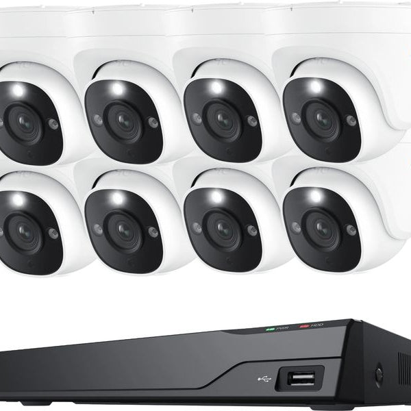 Reolink Überwachungsset NVS16-8MD8 4K PoE mit 8 Kameras