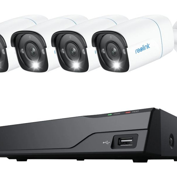 Reolink Überwachungsset NVS8-8 MB4 Bullet, inkl. 2TB Harddrive