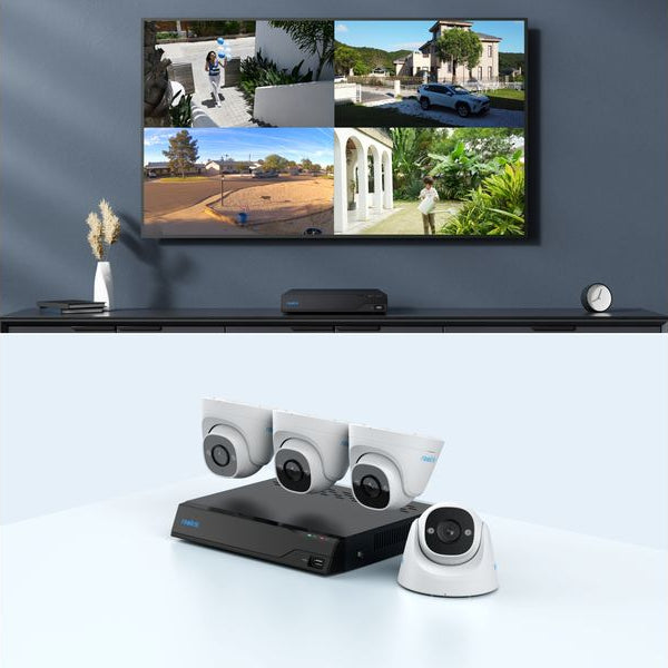 Reolink Überwachungsset NVS8-5MD4 Dome, inkl. 2TB Harddrive