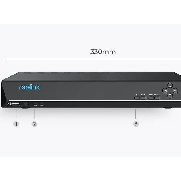 Reolink Überwachungsset NVS16-8MD8 4K PoE mit 8 Kameras