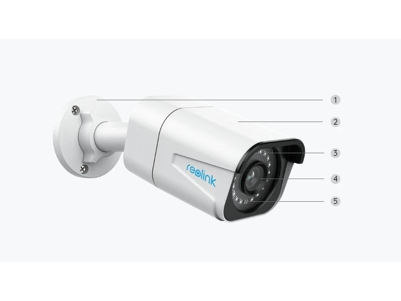 Reolink Überwachungsset NVS16-8MB8 4K PoE mit 8 Kameras und 4TB