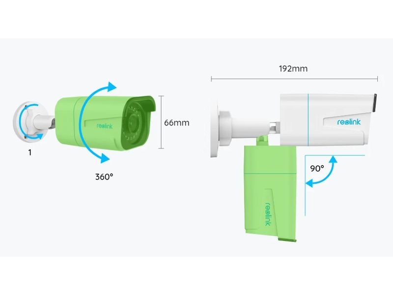 Reolink Überwachungsset NVS16-8MB8 4K PoE mit 8 Kameras und 4TB