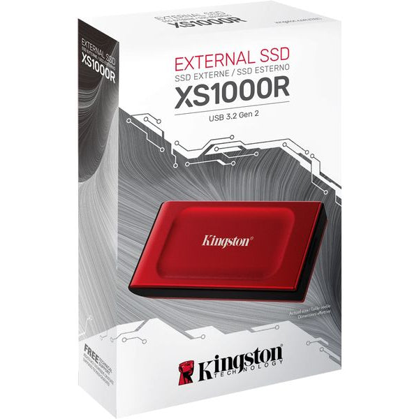 Kingston Externe SSD XS1000 1000 GB, Rot