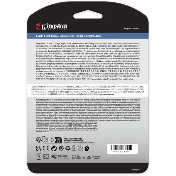 Kingston SSD DC2000B M.2 2280 NVMe 960 GB