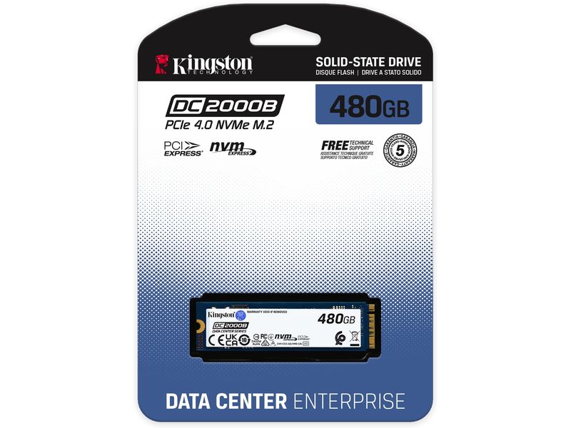 Kingston SSD DC2000B M.2 2280 NVMe 480 GB