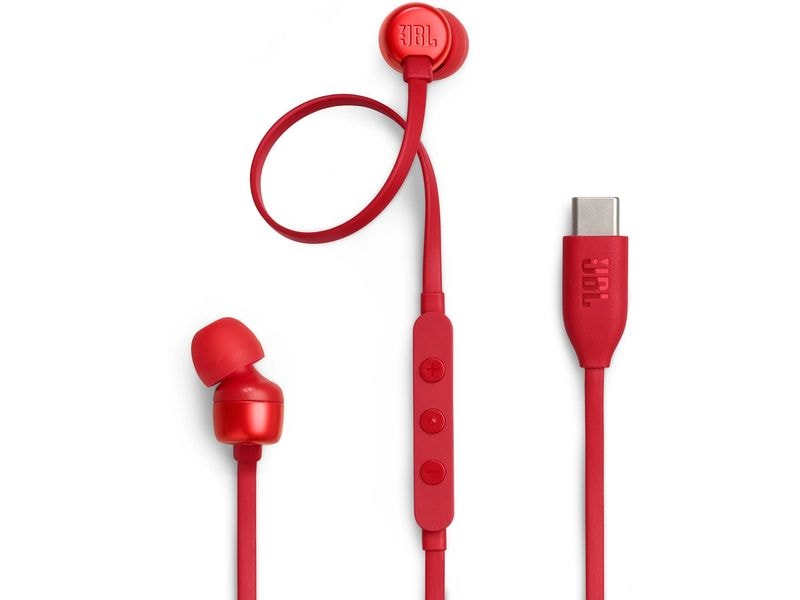 JBL In-Ear-Kopfhörer Tune 310C USB Rot