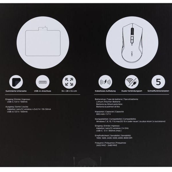 onit Maus und Mauspad induktiv