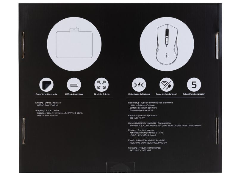 onit Maus und Mauspad induktiv