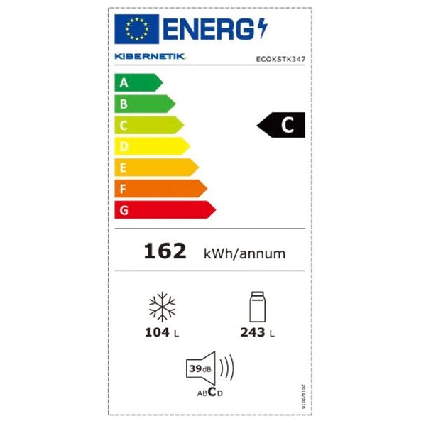 Kibernetik Kühl-Gefrierkombination ECOKSTK347 Anthrazit