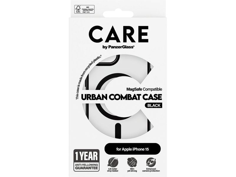 CARE Back Cover Flagship iPhone 15 Schwarz