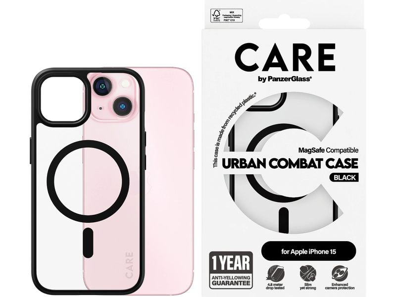 CARE Back Cover Flagship iPhone 15 Schwarz
