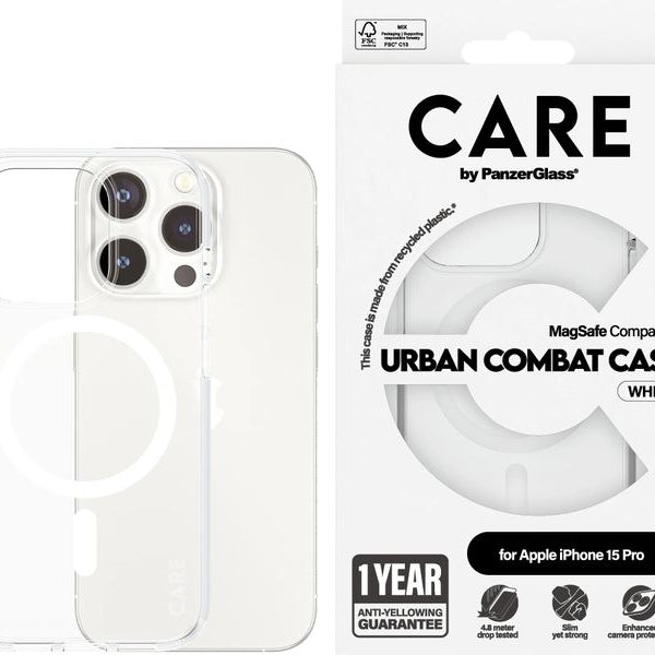CARE Back Cover Flagship iPhone 15 Pro Weiss