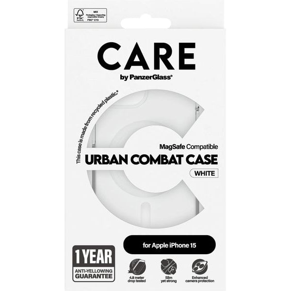 CARE Back Cover Flagship iPhone 15 Weiss