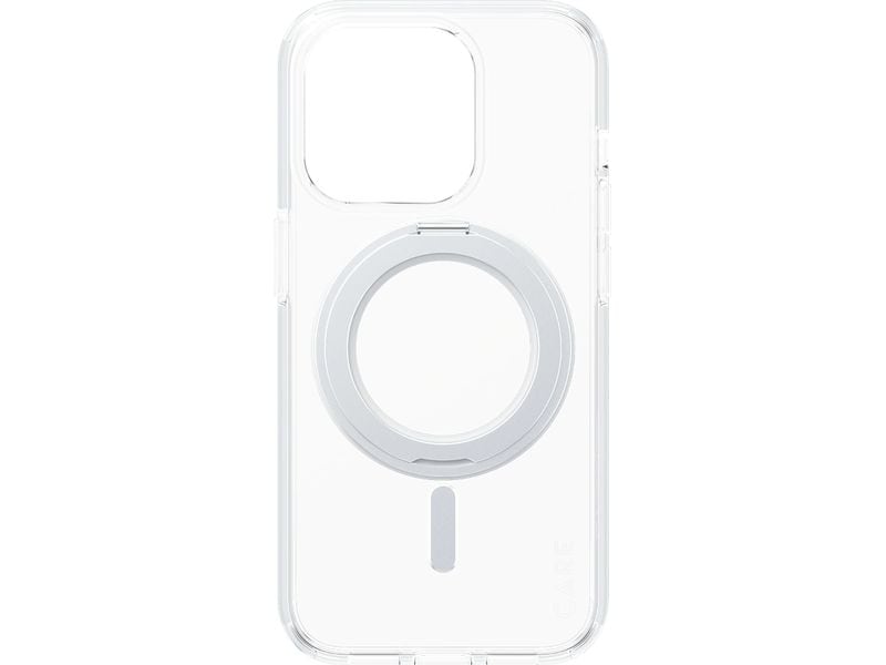 CARE Back Cover Feature Kickstand iPhone 15 Pro Silber