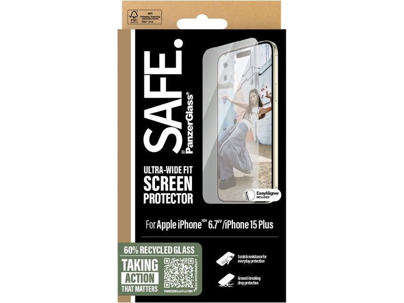 SAFE. Displayschutz Ultra Wide Fit iPhone 16 Plus