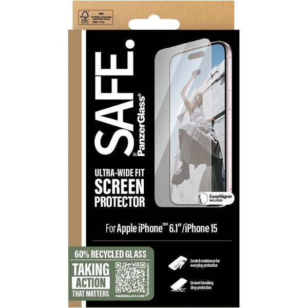 SAFE. Displayschutz Ultra Wide Fit iPhone 15/iPhone 16