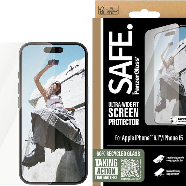 SAFE. Displayschutz Ultra Wide Fit iPhone 15/iPhone 16