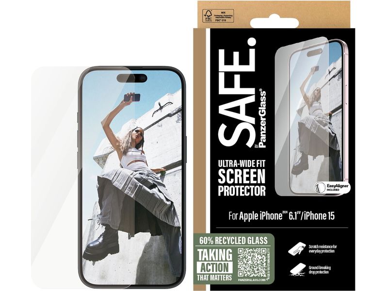 SAFE. Displayschutz Ultra Wide Fit iPhone 15/iPhone 16