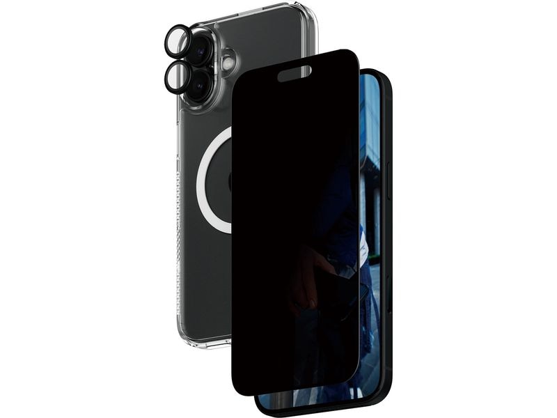 Panzerglass Displayschutz 3-in-1 Privacy iPhone 16 Plus