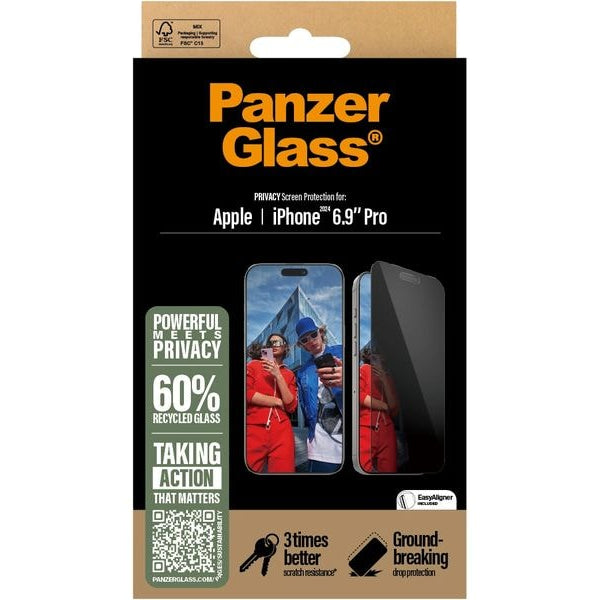 Panzerglass Displayschutz Ultra Wide Fit Privacy iPhone 16 Pro Max