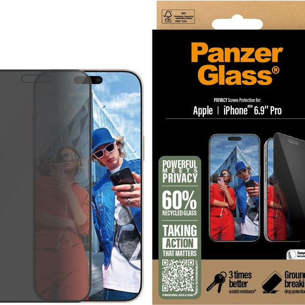 Panzerglass Displayschutz Ultra Wide Fit Privacy iPhone 16 Pro Max