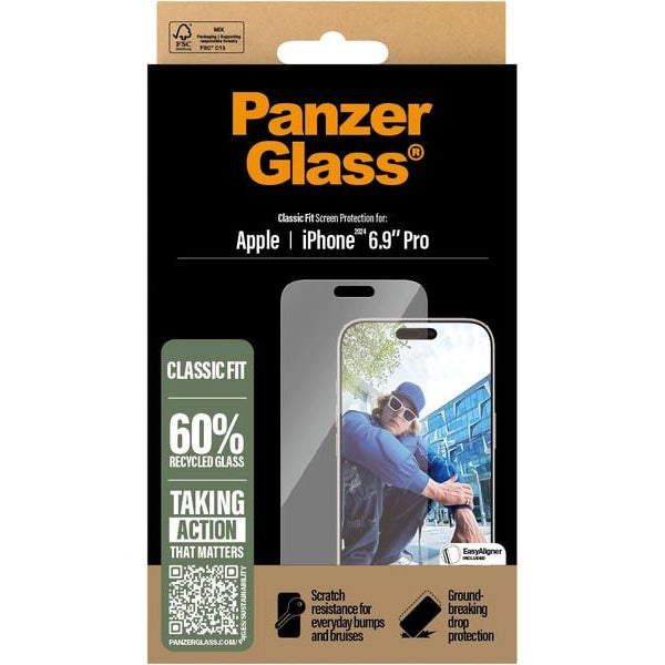 Panzerglass Displayschutz Classic Fit iPhone 16 Pro Max