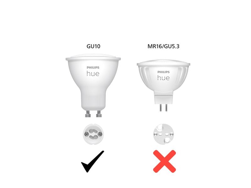 Philips Hue White GU10 Doppelpack 2 x 400 lm