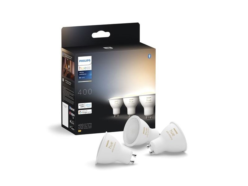 Philips Hue White Ambiance GU10 Dreierpack