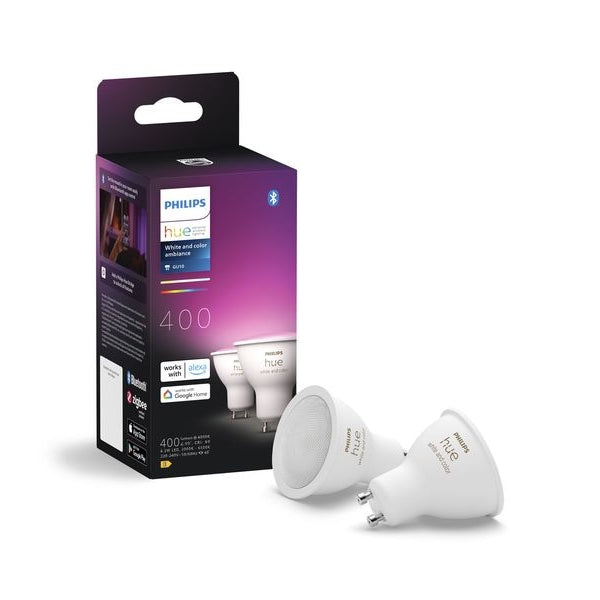 Philips Hue White & Color Ambiance GU10 Doppelpack 2 x 350 lm