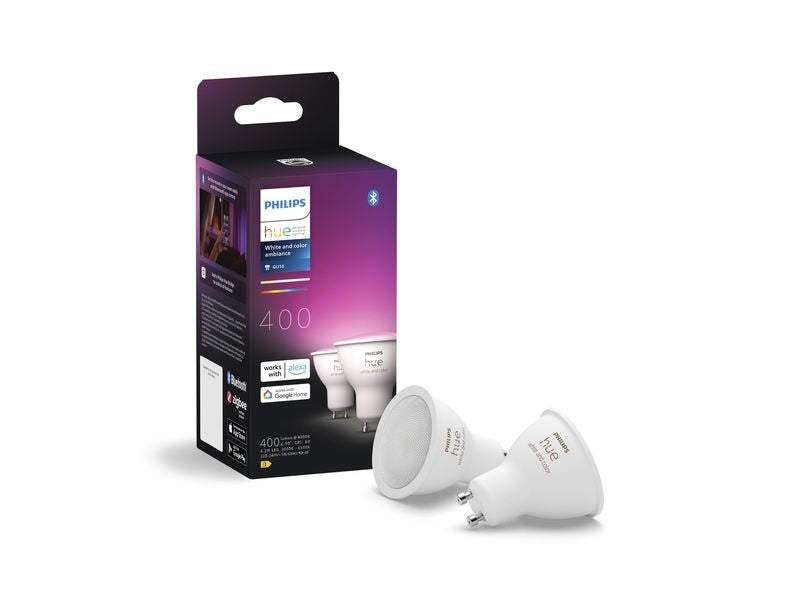 Philips Hue White &amp; Color Ambiance GU10 Doppelpack 2 x 350 lm