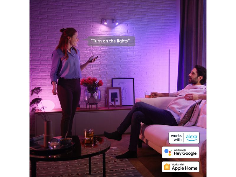 Philips Hue White &amp; Color Ambiance GU10 Doppelpack 2 x 350 lm