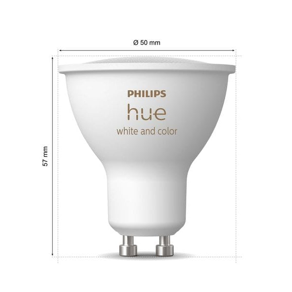 Philips Hue White & Color Ambiance GU10 Doppelpack 2 x 350 lm