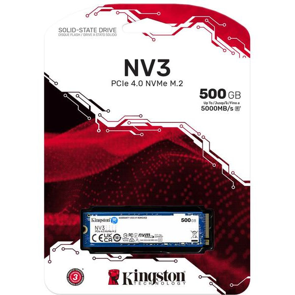 Kingston SSD NV3 M.2 2280 NVMe 500 GB