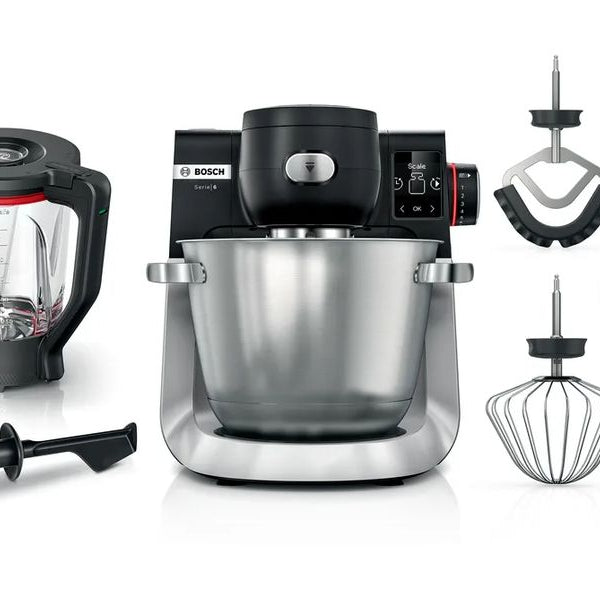 Bosch Küchenmaschine Serie 6 MUMS6ZS17 Edelstahl/Schwarz