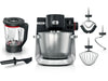 Bosch Küchenmaschine Serie 6 MUMS6ZS17 Edelstahl/Schwarz