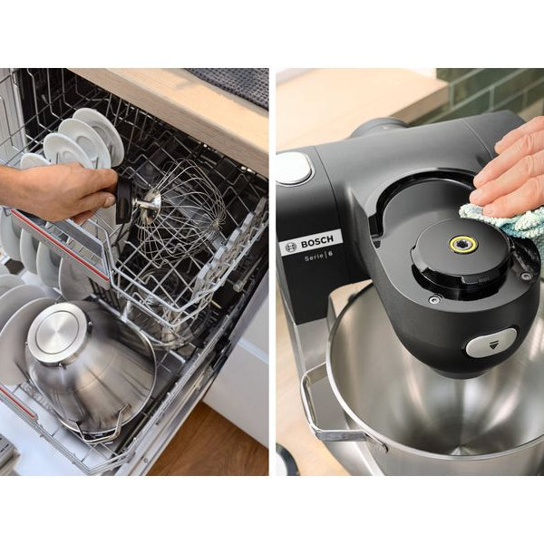 Bosch Küchenmaschine Serie 6 MUMS6ZS17 Edelstahl/Schwarz