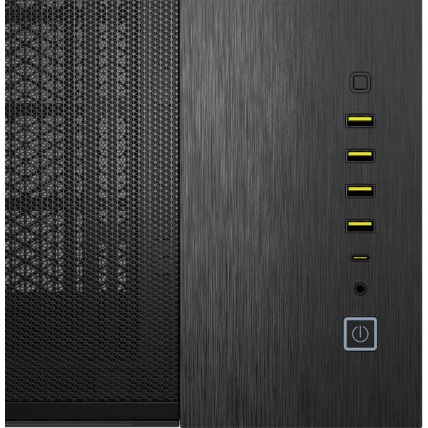 Corsair PC-Gehäuse 6500X Schwarz/Obsidian Aluminium