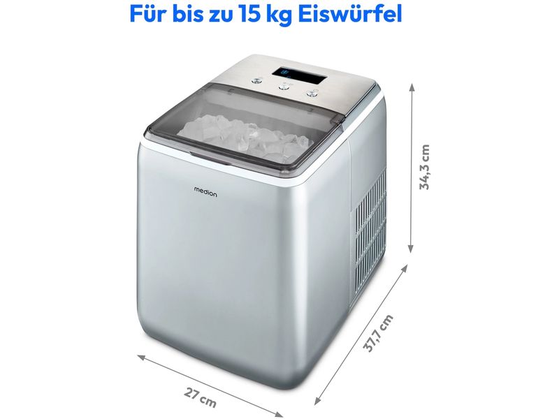 Medion Eiswürfelmaschine Life MD 11950 15 kg/24h