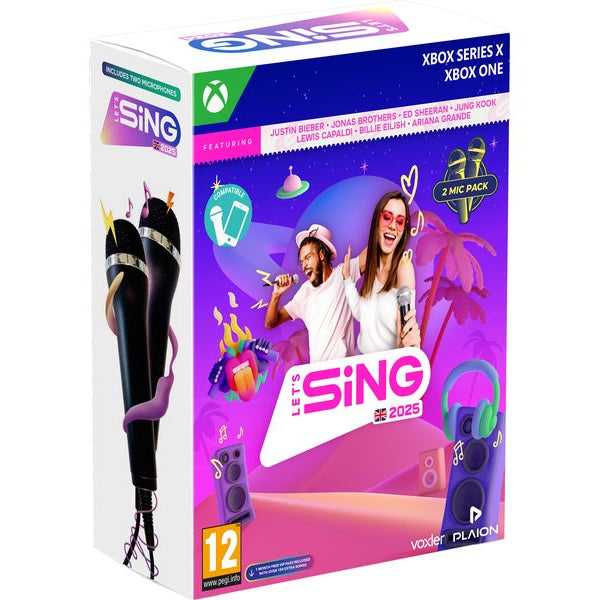 GAME Let's Sing 2025 International Version + 2 Mics