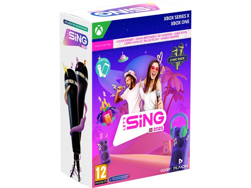 GAME Let's Sing 2025 International Version + 2 Mics