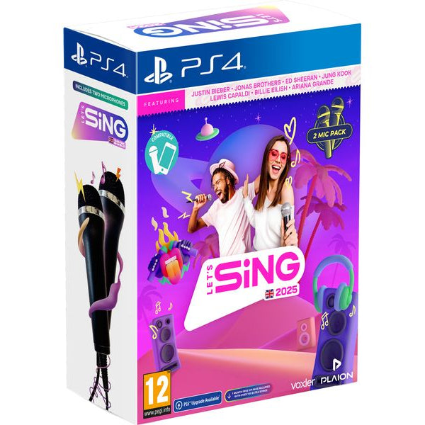 GAME Let's Sing 2025 International Version + 2 Mics
