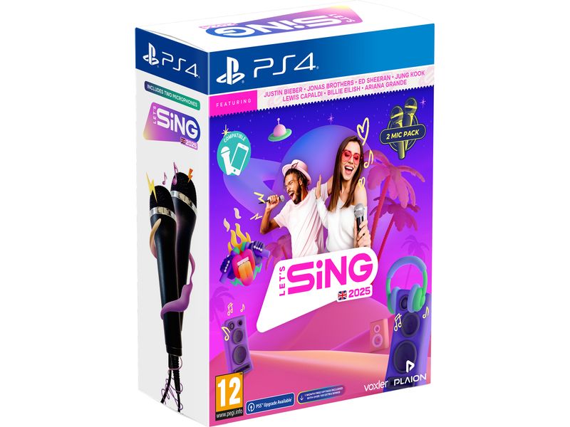 GAME Let's Sing 2025 International Version + 2 Mics