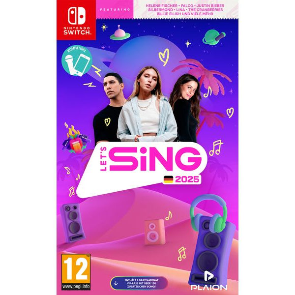 GAME Let's Sing 2025 German Version